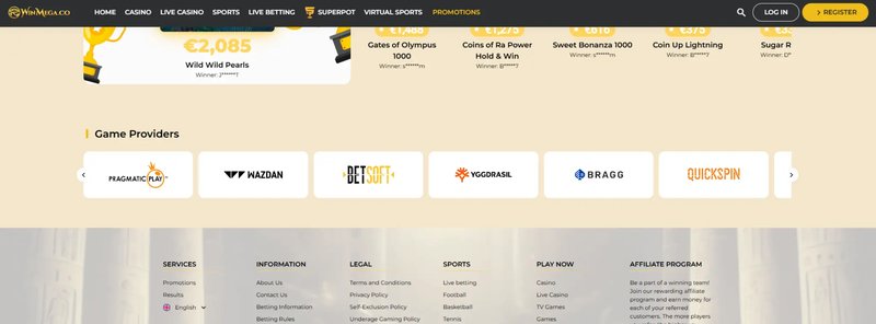 Winmega Deutschland - Der ultimative Guide zu Bonus und Freispielen in Germany