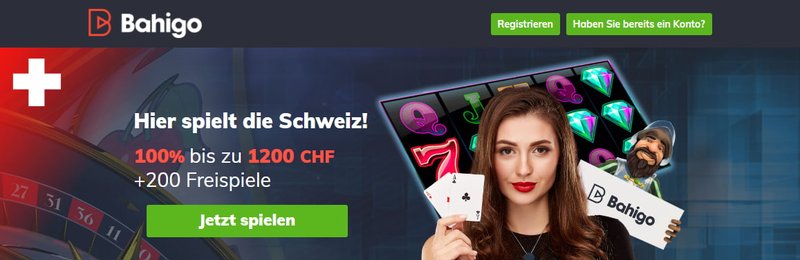 Bahigo Casino Schweiz: Ein Online Casino mit viel Abwechslung für Schweizer Bahigo Casino Schweiz: Ein Online Casino mit viel Abwechslung für Schweizer